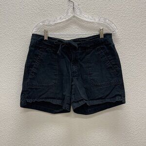 Magellan Womens Shorts Size 8 Black Drawstring